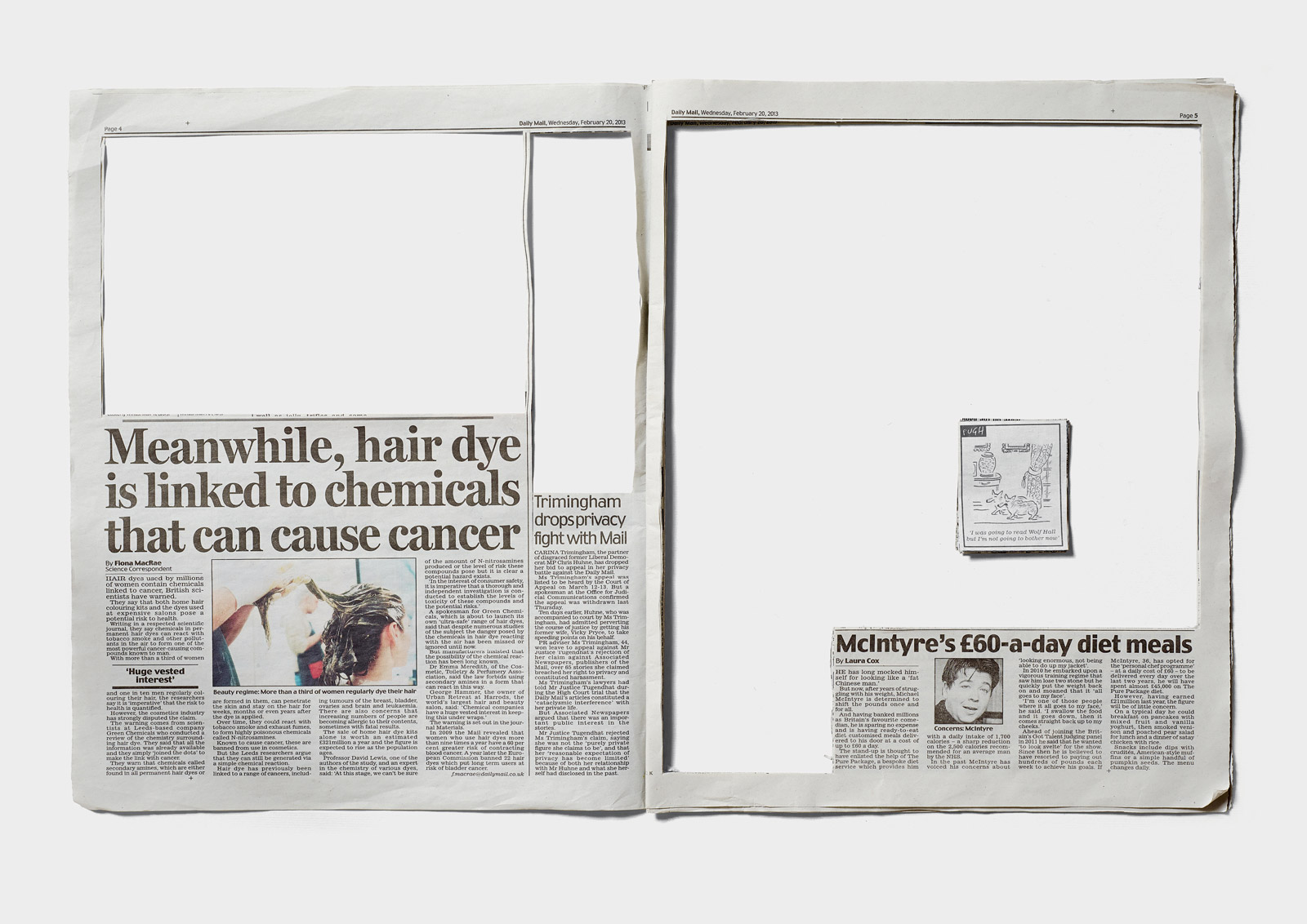 The post's featured image on hover